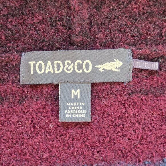 Like New Toad & Co Heartfelt Wool Hoodie Size M - Picture 4 of 8